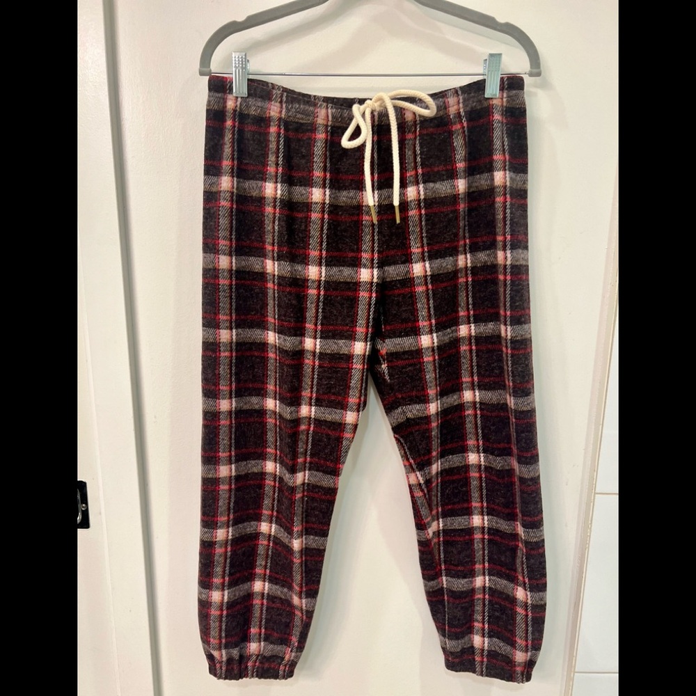 The Great stadium plaid sweatpants, size 1. Worn once, perfect condition.
